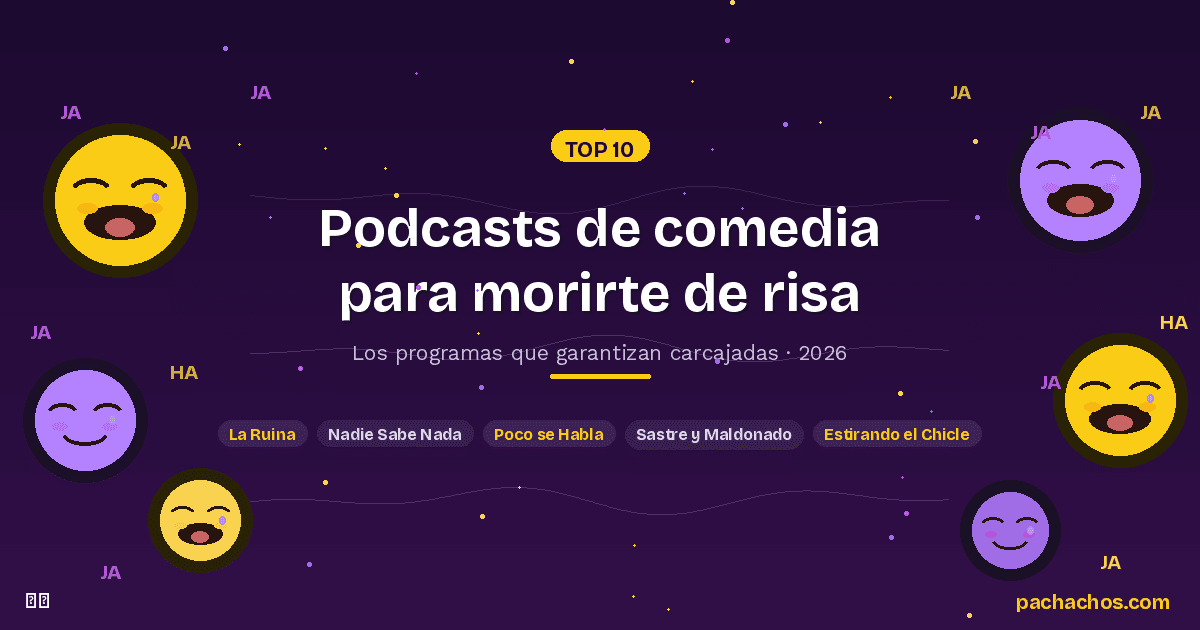 10 podcasts de comedia para morirte de risa